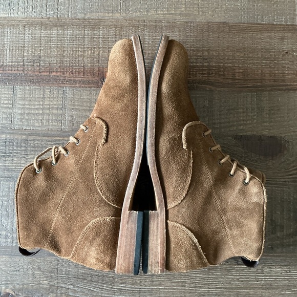 Warfield & Grand Men's Tan Suede Chukka Boots Size 11 - Picture 6 of 9